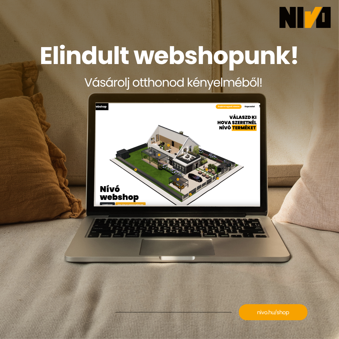 Nívó termékek már webshopon – néhány kattintással megtervezheti otthona kiegészítőit