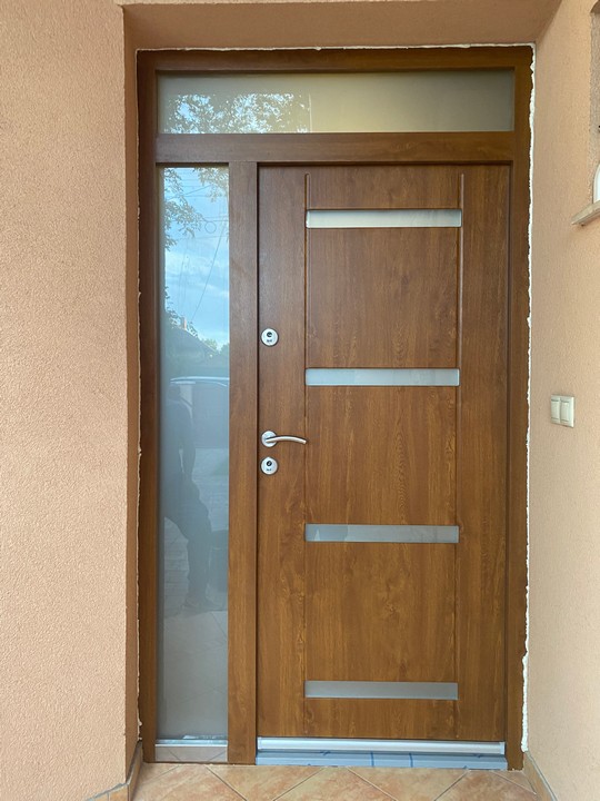 Nivo Security Entrance Door Extra M46G1 Golden Oak