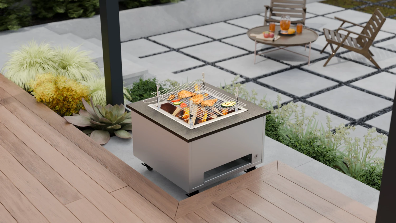 Etna Tűzrakó Fehér RAL 9016