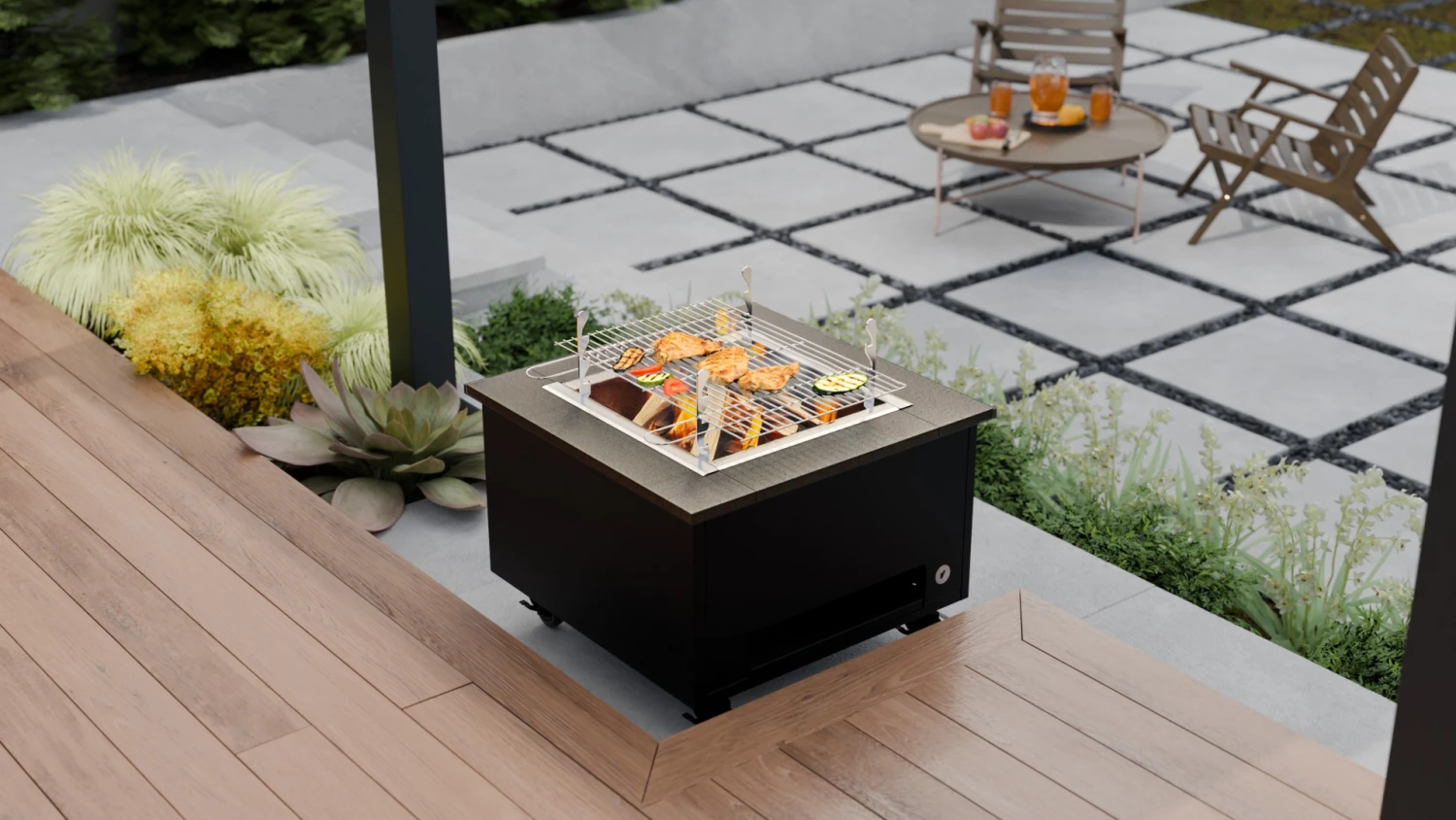 Etna Tűzrakó Fekete RAL 9005